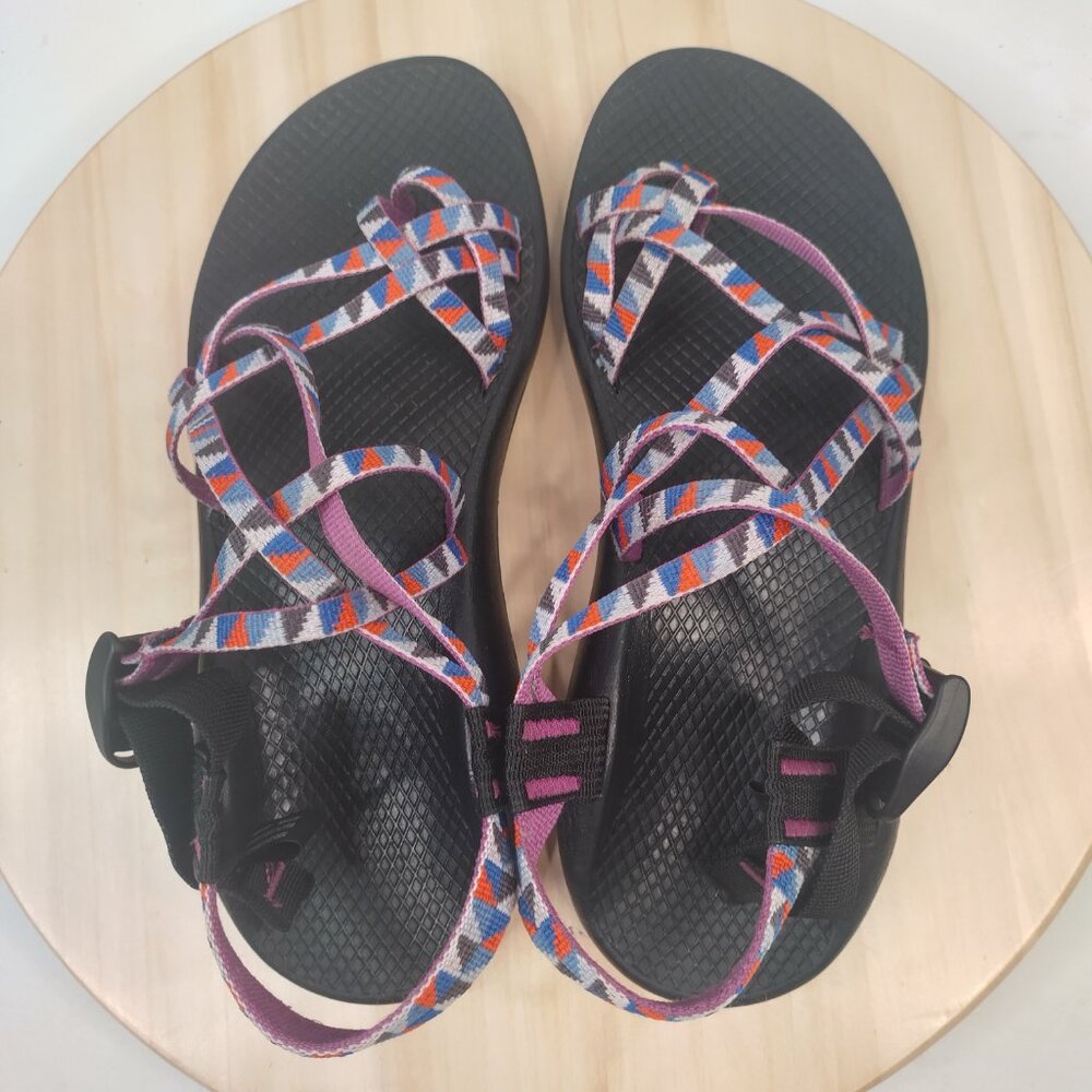 Chaco Zcloud X2 Remix Aztec Pattern Gray Multicol… - image 8